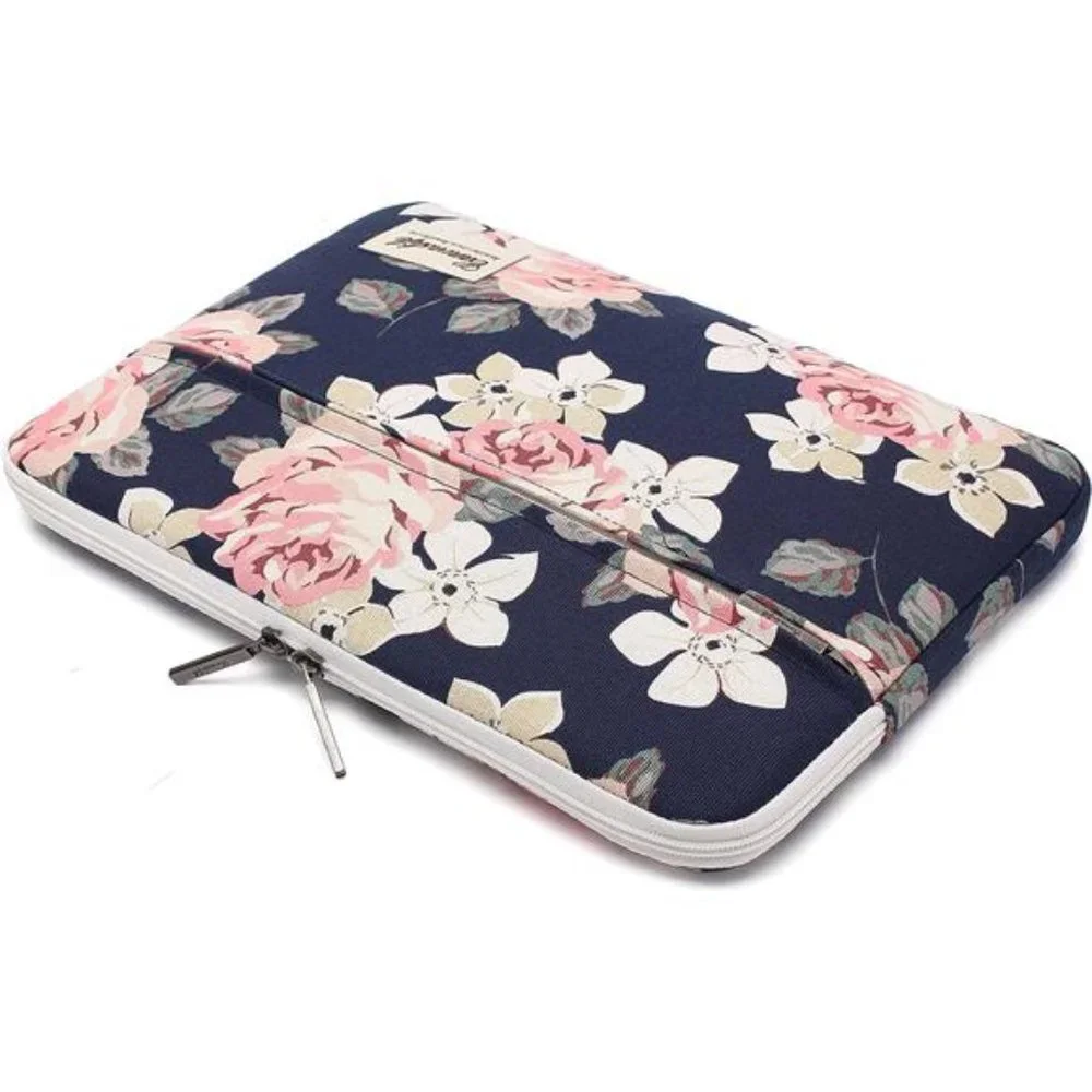 White Rose Laptop Sleeve 15 Inch 15 Case and 15.6 Laptop Bag